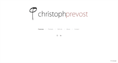 Desktop Screenshot of christophprevost.com